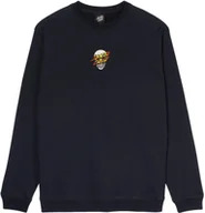 Bluzy męskie - bluza męska SANTA CRUZ DRESSEN SKULL DOT FRONT CREW Black - miniaturka - grafika 1