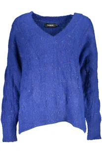 NIEBIESKI SWETER DESIGUAL DAMSKI - Portfele - miniaturka - grafika 1