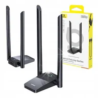 Wtyczki i adaptery - Adapter Wifi Baseus Fastjoy 1300Mbps (Czarny) - miniaturka - grafika 1