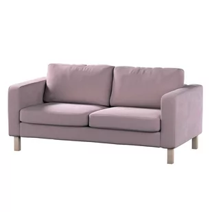 Dekoria pl pl Pokrowiec na sofę Karlstad 2-osobową nierozkładaną krótki zgaszony róż 165 x 89 x 64 cm Velvet 617-704-14 - Pokrowce na meble - miniaturka - grafika 1