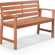 Ławki ogrodowe - Ławka ogrodowa z twardego drewna, odporna na warunki atmosferyczne，ławka balkonowa z twardego drewna, na taras, balkon, do ogrodu, 120,5 x 64 x 84 cm - miniaturka - grafika 1