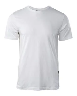 HI-TEC Męski zwykły T-shirt, biały, XL - Koszulki męskie - miniaturka - grafika 1