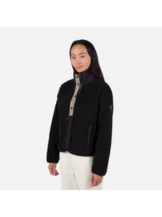 Bluza damska polarowa Rossignol W Cieloalto Fleece czarny XL - Bluzy damskie - miniaturka - grafika 1