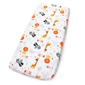 Prześcieradła dla dzieci - PRZEŚCIERADŁO 50x83 DO DOSTAWKI ŁÓŻECZKA Z GUMKĄ BAWEŁNIANE Kerstin - miniaturka - grafika 1