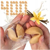 Pieczywo chrupkie - Chińskie Ciasteczka z Wróżbą 400 szt. Podziękowania dla Gości Waniliowe - miniaturka - grafika 1