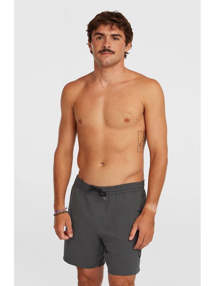 O'Neill Szorty kąpielowe w kolorze antracytowym