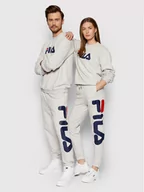 Spodnie sportowe damskie - Fila Spodnie dresowe Unisex Bronte AU0069 Szary Regular Fit - miniaturka - grafika 1