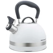 Czajniki na gaz - CZAJNIK 1,8L Z GWIZDKIEM KINGHOFF KH-1852 bBIAŁY - miniaturka - grafika 1