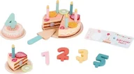 Zabawy w naśladowanie dorosłych - WOODEN GAME BIRTHDAY CELEBRATION CAKE - miniaturka - grafika 1