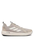 Buty trekkingowe męskie - adidas Trekkingi Terrex Boat Climacool JI3501 Beżowy - miniaturka - grafika 1