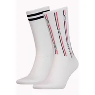 Skarpetki damskie - Skarpety Tommy Hilfiger M 1001 (kolor Biały, rozmiar 35-38) - miniaturka - grafika 1