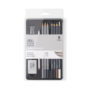 Winsor & Newton, Zestaw do szkicowania, 10 elem. - Kredki, ołówki, pastele i pisaki - miniaturka - grafika 1
