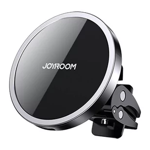 Joyroom samochodowy uchwyt magnetyczny bezprzewodowa indukcyjna ładowarka Qi 15 W (kompatybilna z MagSafe do iPhone) czarny (JR-ZS240) - Ładowarki do telefonów - miniaturka - grafika 1