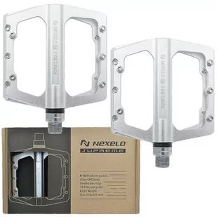 Pedały rowerowe platformowe Nexelo Freeride aluminiowe - Pedały rowerowe - miniaturka - grafika 1