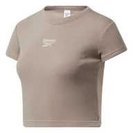 Koszulki i topy damskie - Koszulka damska Reebok Ribbed krótka-XS - miniaturka - grafika 1