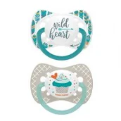 Smoczki uspokajające - CANPOL BABIES ZESTAW SM.USP.SIL.SYM. 0-6M CA23/954GREY - miniaturka - grafika 1