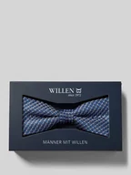 Krawaty i muchy męskie - Mucha jedwabna z fakturowanym wzorem - miniaturka - grafika 1