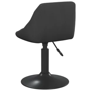 Krzesło stołowe, czarne, obite aksamitem - Krzesła - miniaturka - grafika 5