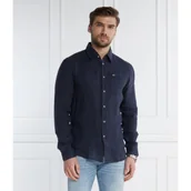 Koszule męskie - Napapijri Lniana koszula | Regular Fit - miniaturka - grafika 1