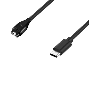Kabel Typ C do ładowania GARMIN FENIX 7, 6, 6X, 6S, 5, 5X, 5S, 5 Plus Vivoactive 3 czarny 1m. - Akcesoria do smartwatchy - miniaturka - grafika 3