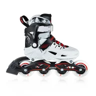 Rolki - Rolki fitness dla dzieci Powerslide Phuzion Universe 4 Wheeler Białe - miniaturka - grafika 1