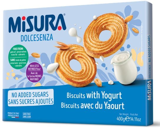 MISURA Dolcesenza ciastka z jogurtem 400 g