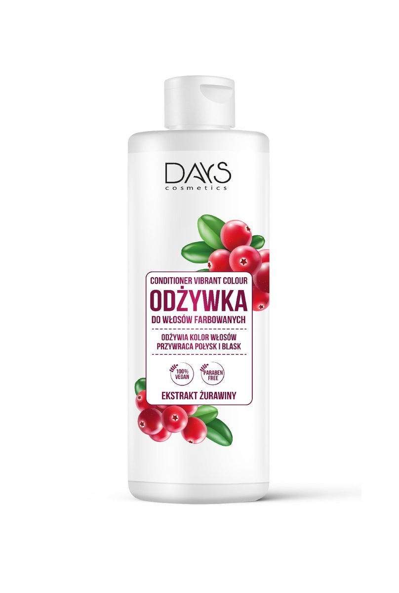 DAYS COSMETICS ODŻYWKA DO WŁOSÓW Z EXTRAKTEM Z ŻURAWINY