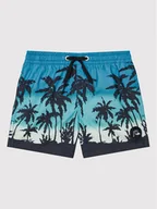 Spodenki damskie - Quiksilver Szorty kąpielowe Everyday Paradise 14\ EQBJV03390 Niebieski Regular Fit - miniaturka - grafika 1