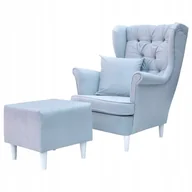 Fotele - Fotel uszak z podnóżkiem Gaja Family Meble - miniaturka - grafika 1