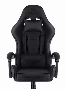 Fotel gamingowy Hell's Chair HC- 1008 Black Tkanina Mesh Czarny Black - Fotele gamingowe - miniaturka - grafika 1