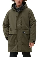 Płaszcze męskie - Q/S designed by Płaszcz męski z długim rękawem, FOREST NIGHT, S - miniaturka - grafika 1