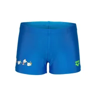 Kąpielówki męskie - Dziecięce Bokserki kąpielowe ARENA KIDS BOY'S ARENA FRIENDS SWIM SHORT GRAPHIC 005162/850 – Turkusowy - miniaturka - grafika 1