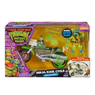 Figurki dla dzieci - Wojownicze Żółwie Ninja. Ninja Kick Cycle with Leonardo, figurka, pojazd - figurka - miniaturka - grafika 1