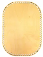 Dekoratorstwo - BAZA DNO DO KOSZYKA SPÓD SKLEJKA 35X25 CM SZYDEŁKO - miniaturka - grafika 1