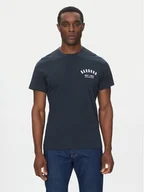 Koszulki męskie - Barbour T-Shirt Preppy MTS0502NY31 Granatowy Tailored Fit - miniaturka - grafika 1