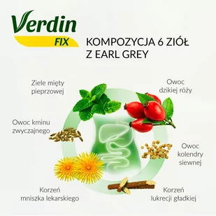 USP ZDROWIE SP. Z O.O USP ZDROWIE SP Z O.O Verdin Fix z earl grey 3 x 20 saszetek - Zioła - miniaturka - grafika 3