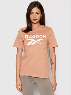 Reebok T-Shirt Identity HB2269 Pomarańczowy Regular Fit - Koszulki sportowe damskie - miniaturka - grafika 1