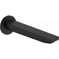 Wylewki do baterii - HANSGROHE 72431670 Rebris E Wylewka wannowa Czarny Matowy - miniaturka - grafika 1