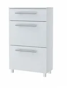 Szafki na buty - Szafka na buty LOCO Bilbao SM, biała, 110x65x28 cm - miniaturka - grafika 1