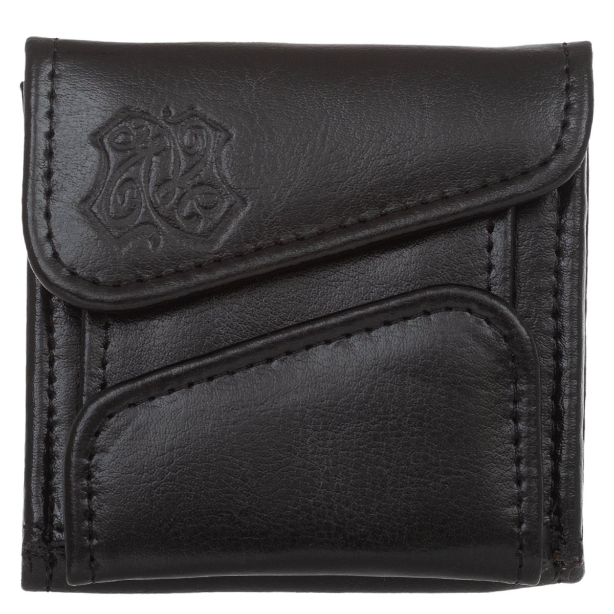 Mały Portfel Skórzany Kaletnik Plon Czarny