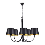 Lampy sufitowe - Sasto lampa wisząca 5-punktowa czarna K-4336 - miniaturka - grafika 1