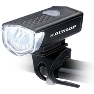 Lampki rowerowe - ZESTAW LAMP ROWEROWYCH LED PRZÓD I TYŁ DUNLOP ŁADOWANIE USB - miniaturka - grafika 1