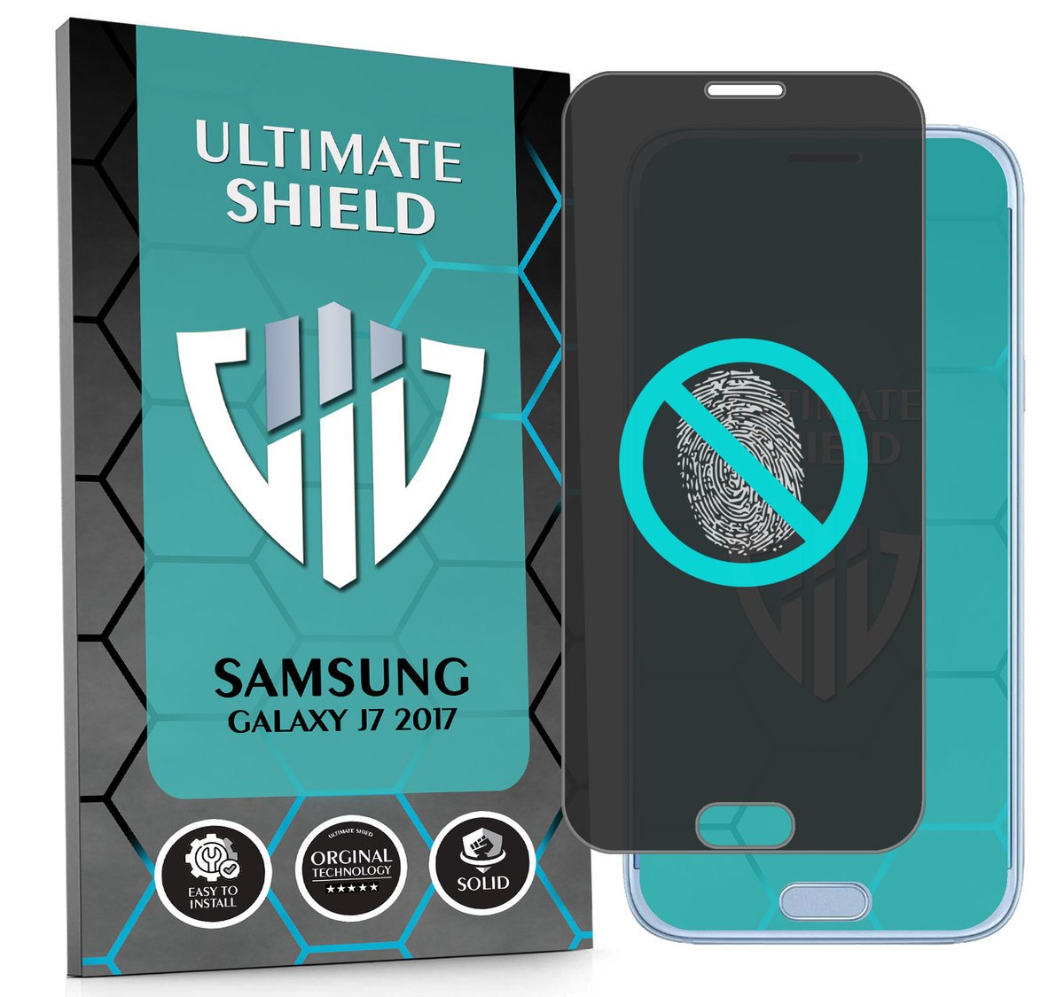 NAJLEPSZE SZKŁO 5D PEŁNE DO SAMSUNG GALAXY J7 2017 NIETŁUKĄCE ORYGINAŁ