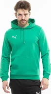 Bluzy męskie - Puma Bluza męska Puma Team Goal Casuals Hoody zielona 658618 05 S - miniaturka - grafika 1