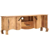 Szafki RTV - vidaXL Szafka pod TV, 115x30x42 cm, lite drewno sheesham - miniaturka - grafika 1