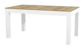 Stoły - Stół Rozkładany Wenus 160-300X90 Biały / Dąb Riviera - miniaturka - grafika 1