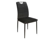 Krzesła - Krzesło tapicerowane RIP VELVET czarne - miniaturka - grafika 1