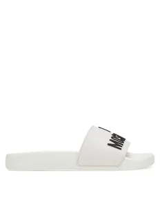 LOVE MOSCHINO Klapki JA28052G1MI14100 Biały - Klapki i japonki damskie - miniaturka - grafika 1