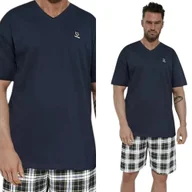 Piżamy damskie - PIŻAMA MĘSKA CORNETTE 326 Nature S / 44 Granatowy - miniaturka - grafika 1