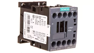 Siemens Indus.Sector stycznik 3rt2016  1 AP02 230 AC 4 KW/400 V, 1Ö stycznik rozmiar konstrukcyjny S00 moc do przełączania prądu przemiennego 4011209784949 3RT2016-1AP02 - Inne akcesoria elektryczne - miniaturka - grafika 1